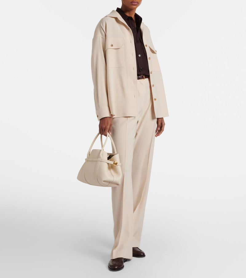 Loro Piana Sergio leather penny loafers outlook