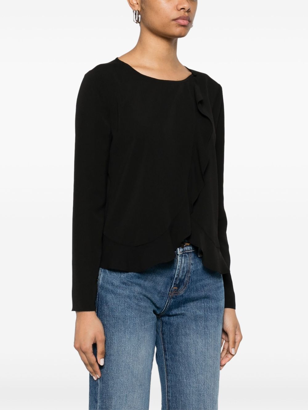 wrap blouse - 3