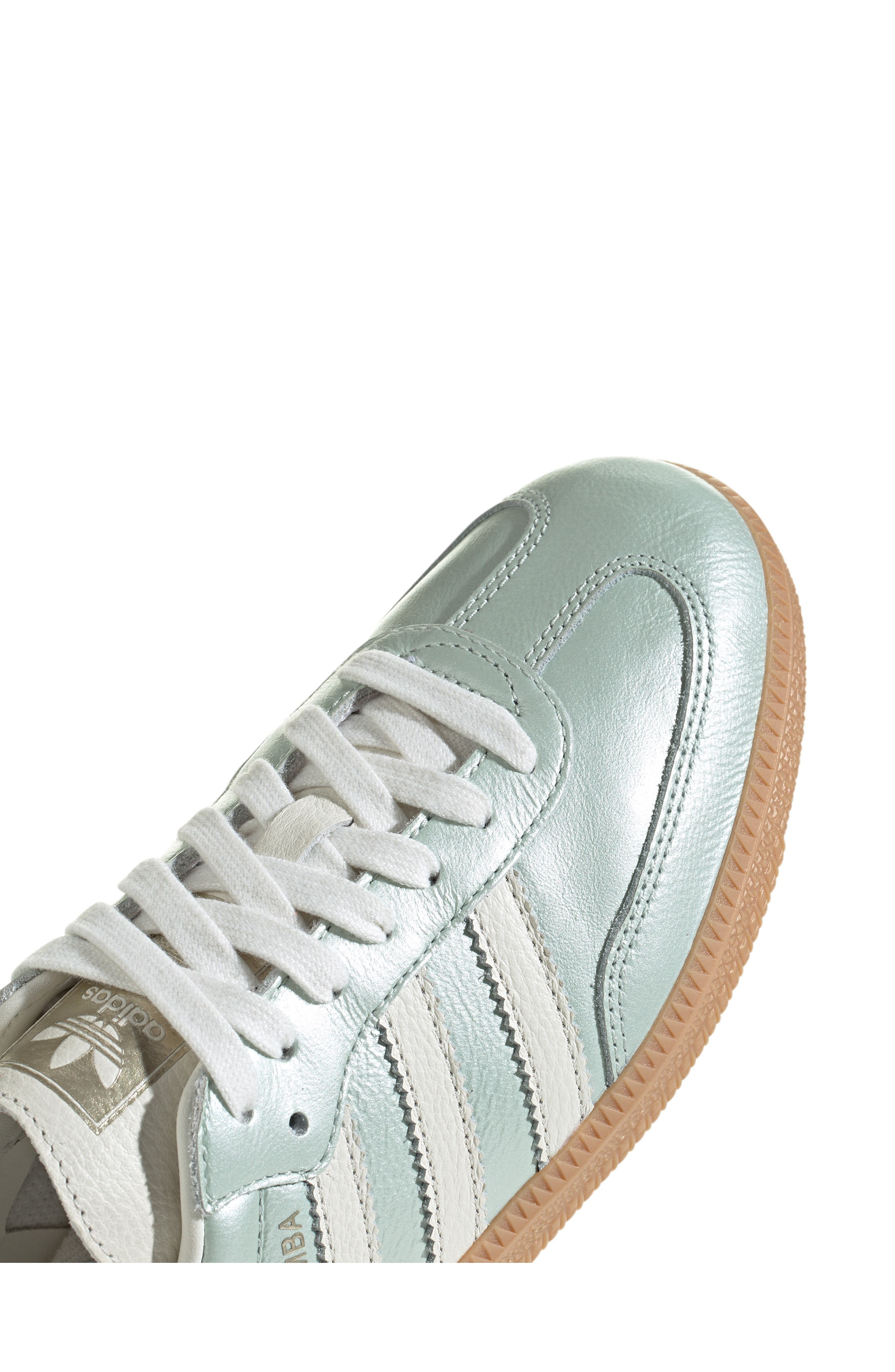 adidas Samba Sneaker in Linen/off White/cyber at Nordstrom - 8