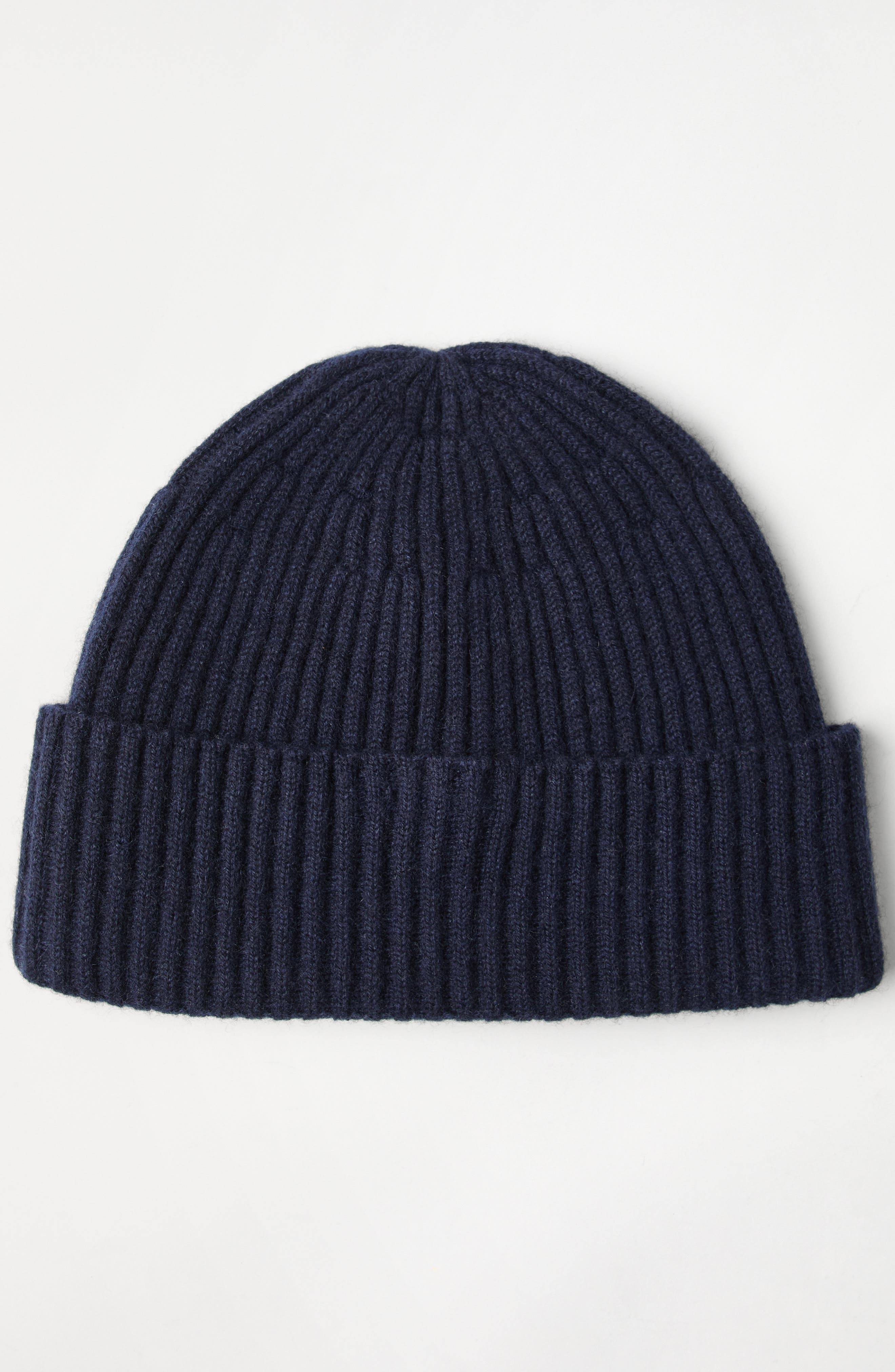 Brunello Cucinelli Cashmere rib knit beanie in Navy Blue at Nordstrom - 2