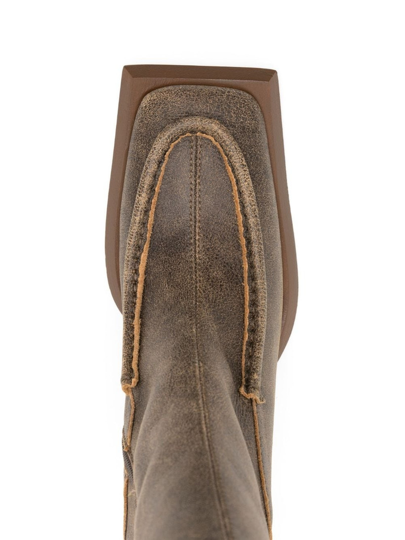 Hellz 90mm square-toe boots 4