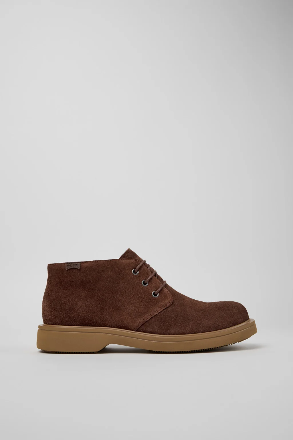Norman Brown Suede Ankle Boots for Men. - 1