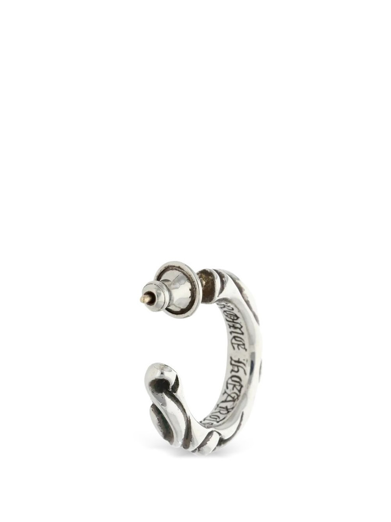 Chrome Hearts Scroll hoop earring outlook