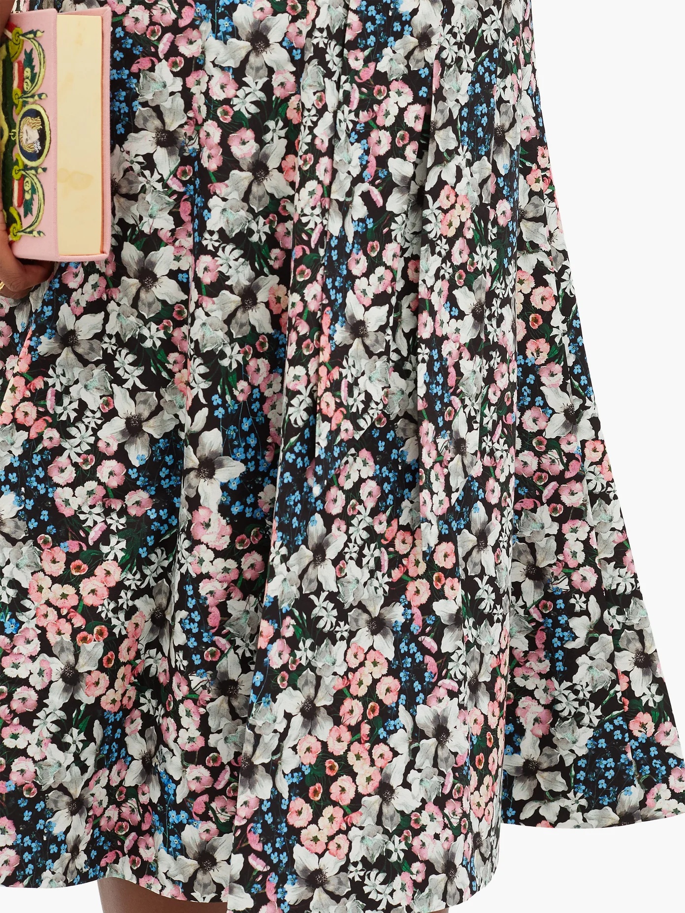 Maudie Meadow Park-print cotton midi dress - 3