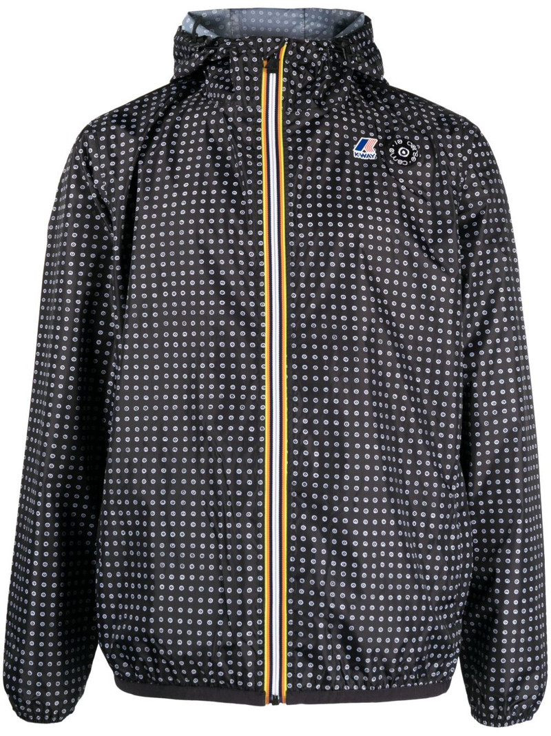 x 10 CORSO COMO polka-print zipped jacket 1