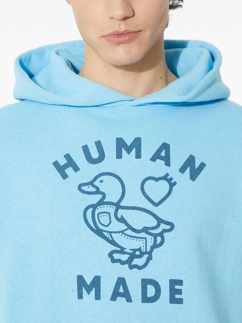 logo-print hoodie - 4