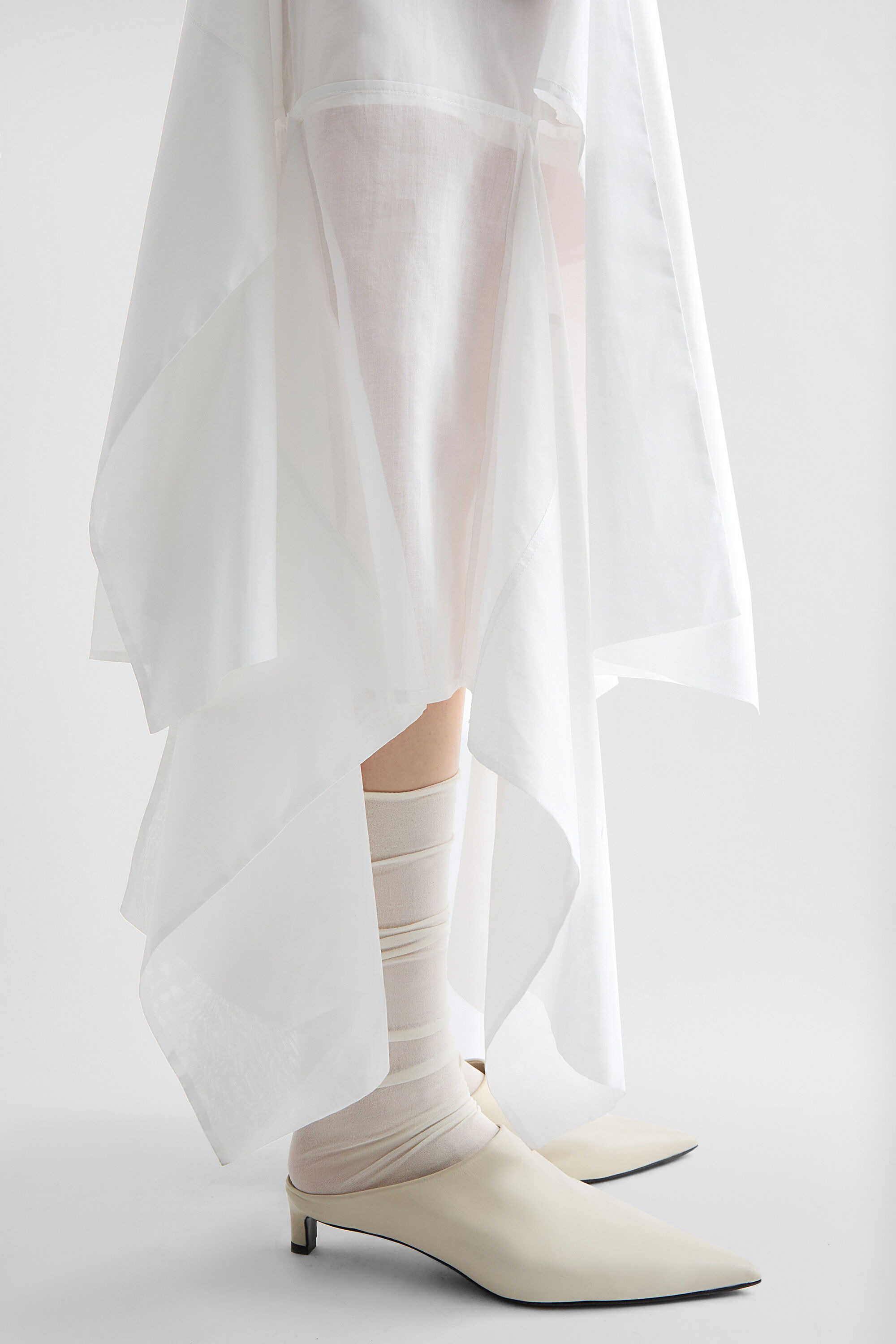 Cotton Muslin Panelled Skirt - 6