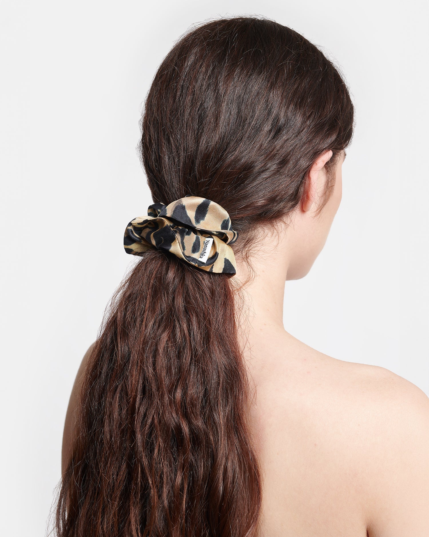 Printed Silk-Twill Scrunchie - 2