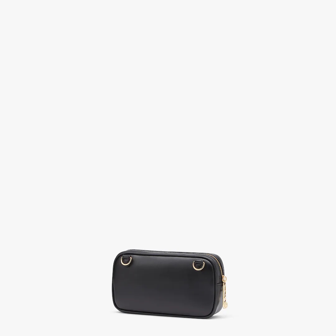 Fendace Printed black leather  Logo bag - 2