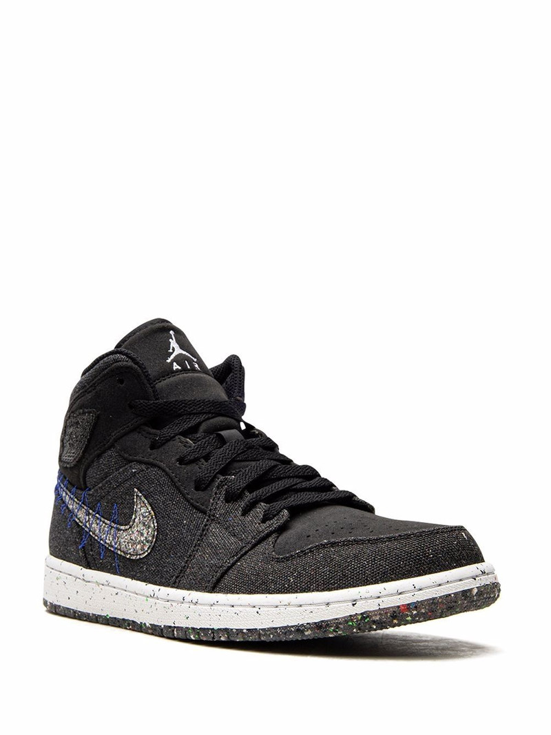 Jordan Jordan 1 Mid "Crater Black" sneakers outlook