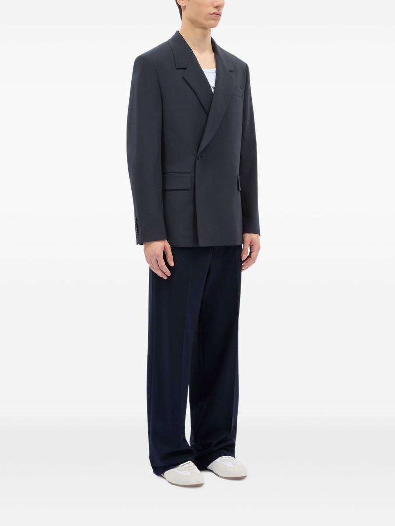 MSGM belt-loop wide-leg trousers outlook