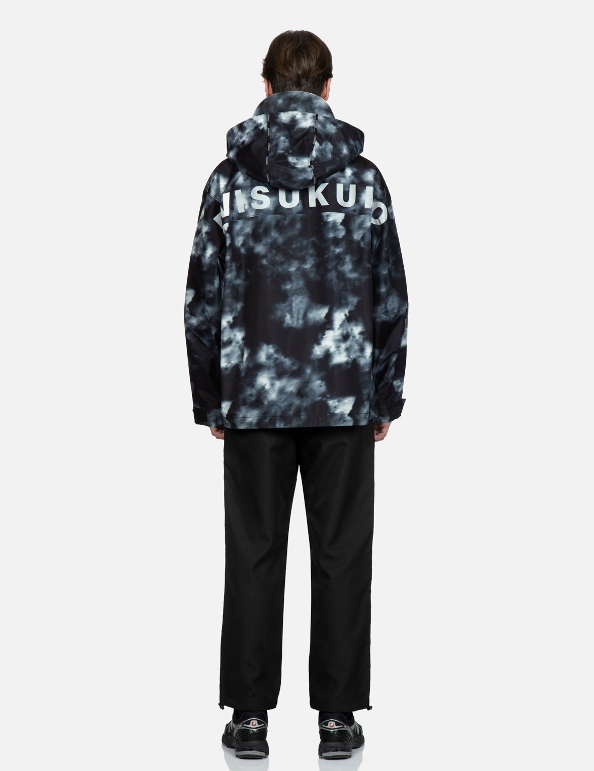 Allover Digital Print Hooded Windbreaker - 6