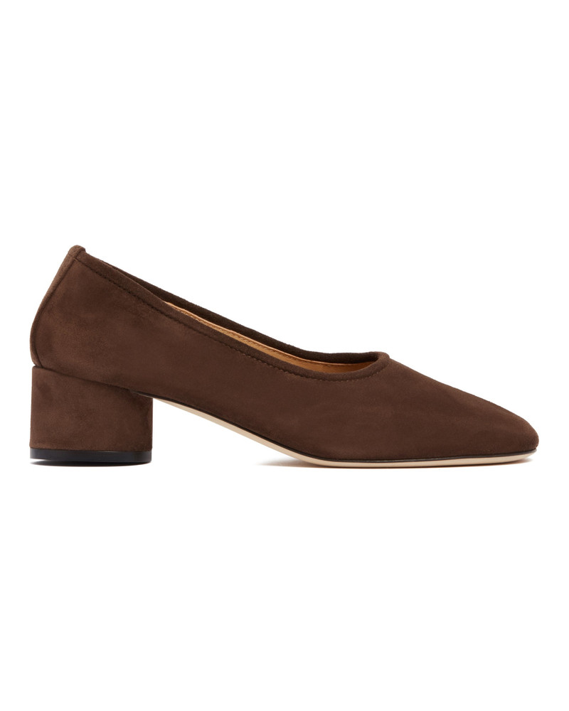 DEAR FRANCES Brown Balla Suede Pumps outlook