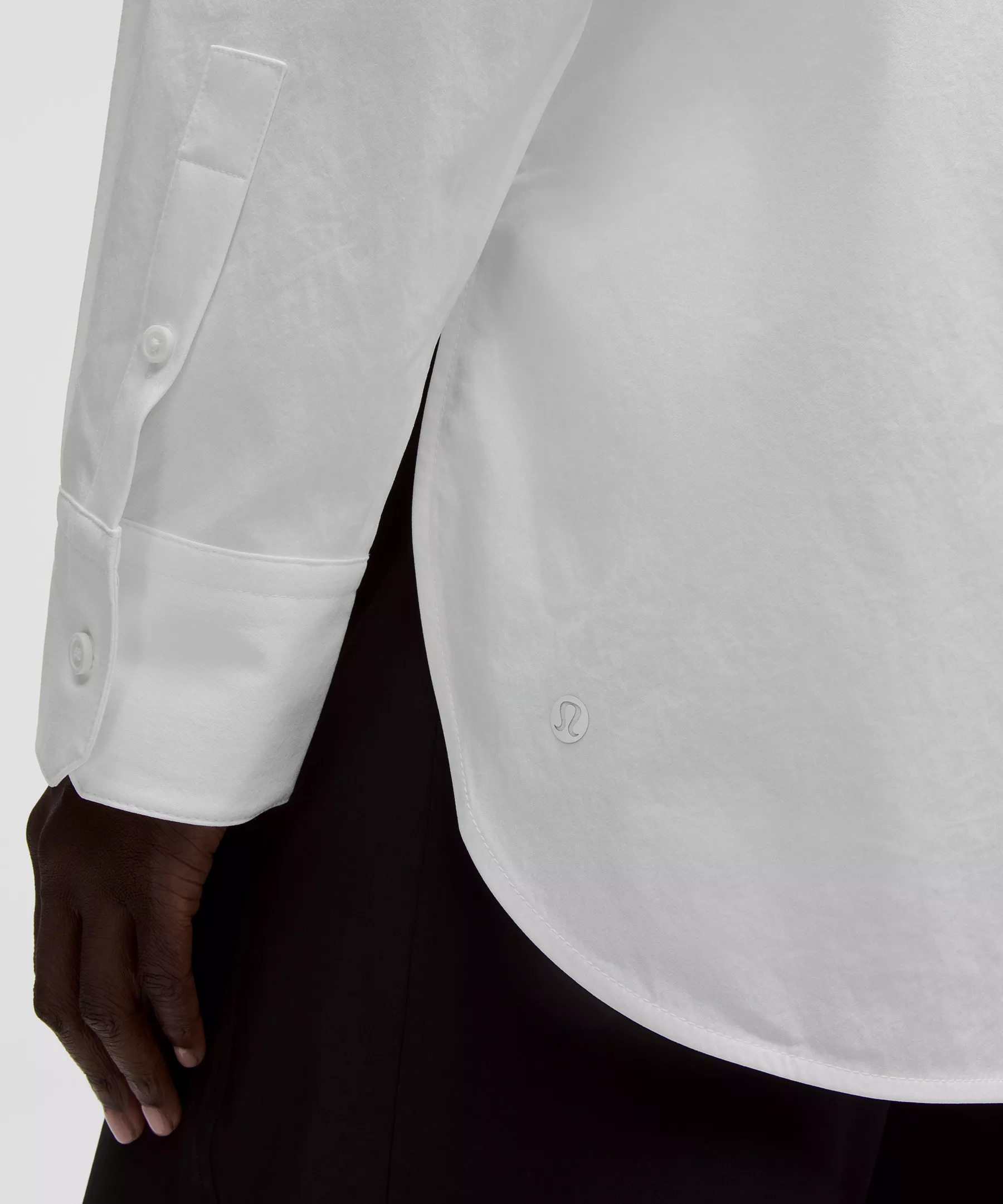 Woven Relaxed-Fit Button-Up Shirt - 5