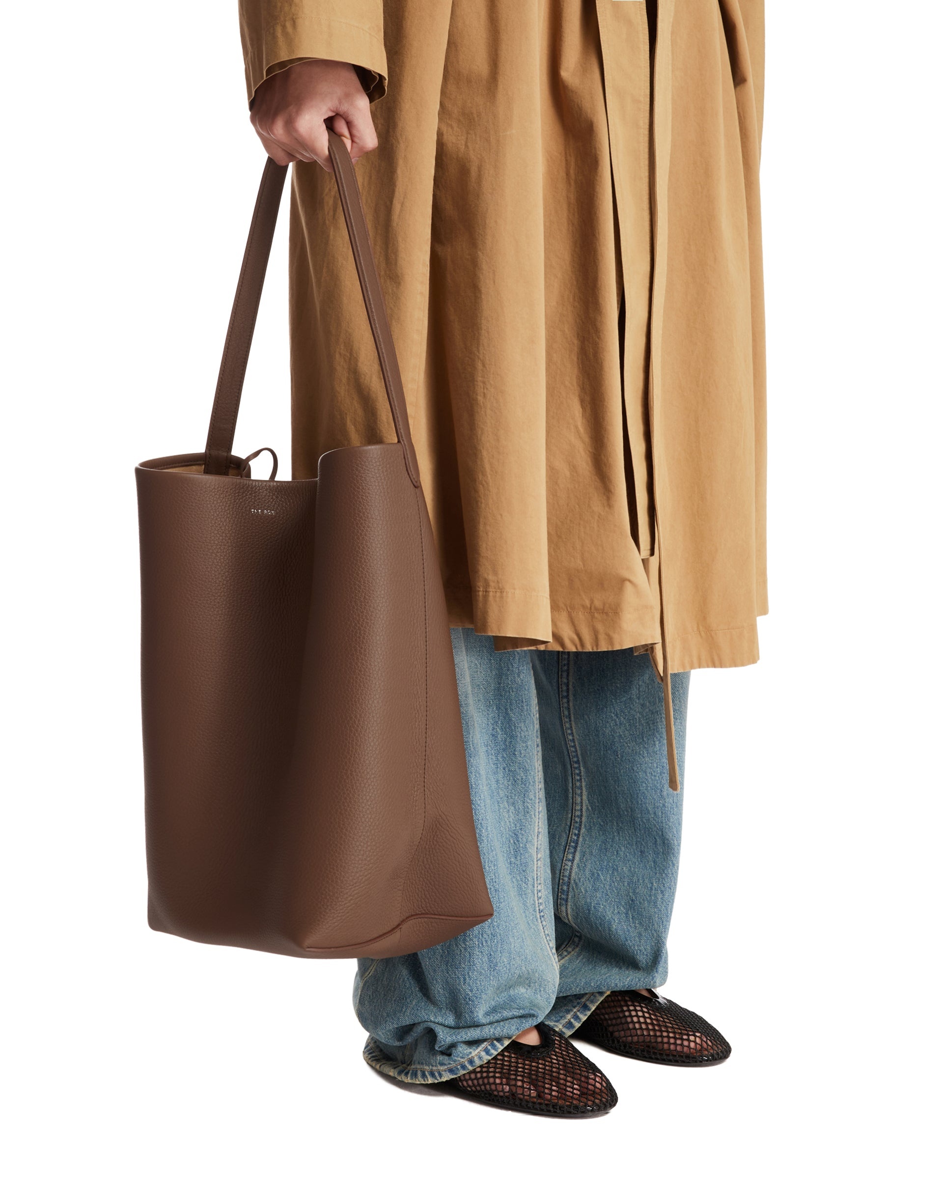 Brown Large N/S Park Tote Bag - 4