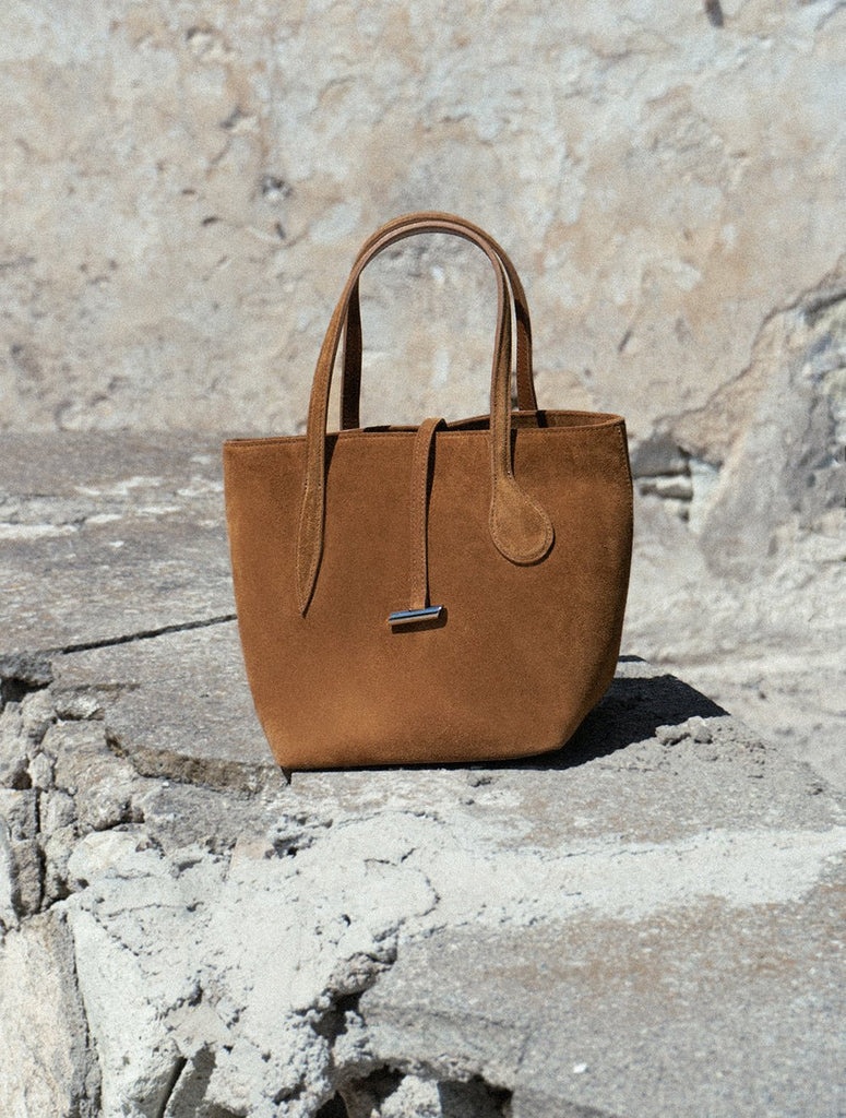 SPROUT TOTE MINI RHUM SUEDE - 7