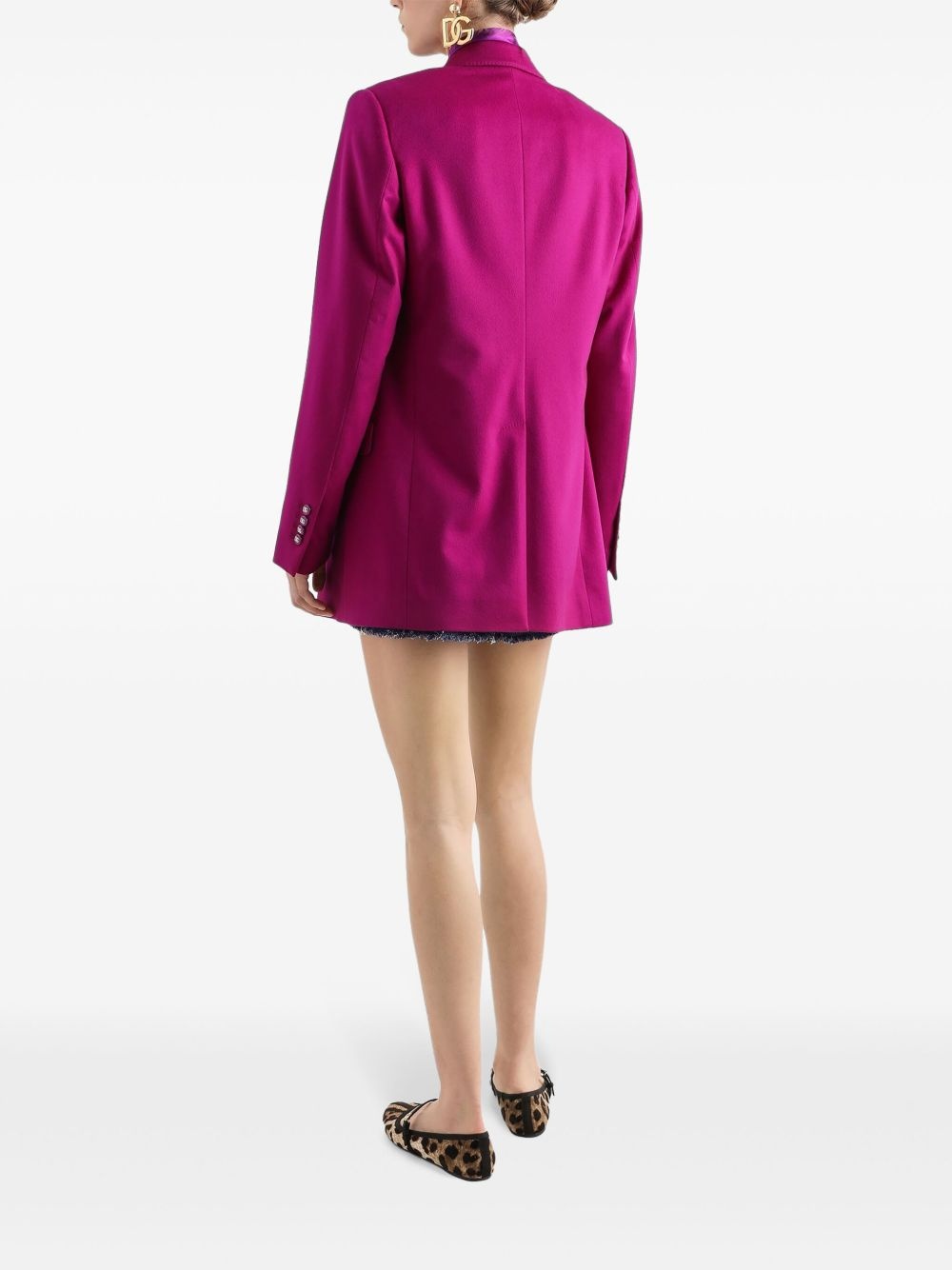 crepe blazer - 3