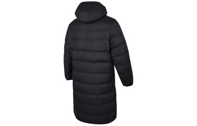 Nike Nike hooded puffer long coat 'Black' DV0756-010 outlook
