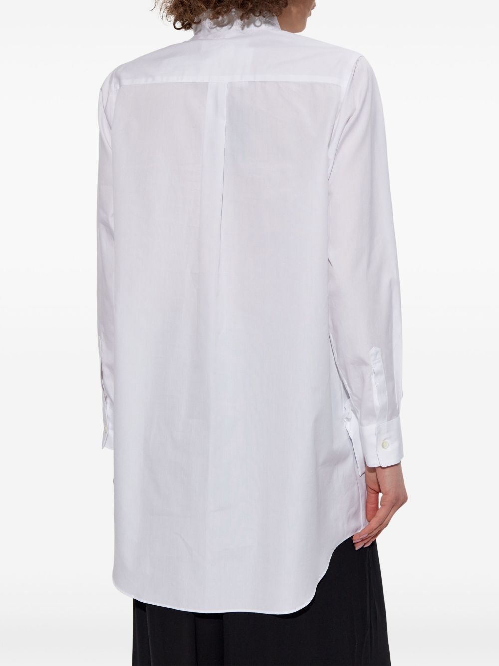 ruffled-trim shirt - 4