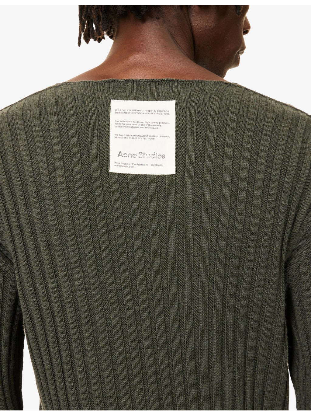Ribbed Crewneck Knitted Jumper - 5
