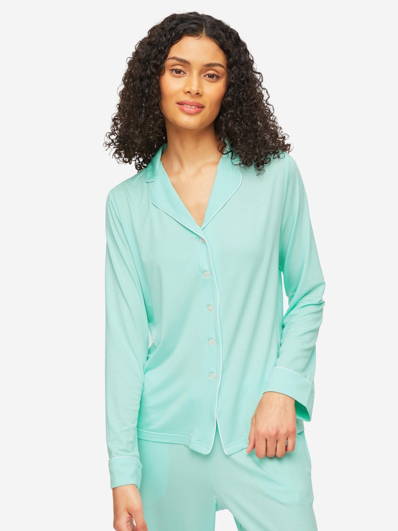 Women's Pyjamas Lara Micro Modal Stretch Mint - 5