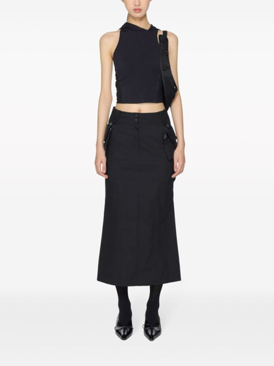 HYEIN SEO convertible cargo maxi skirt outlook