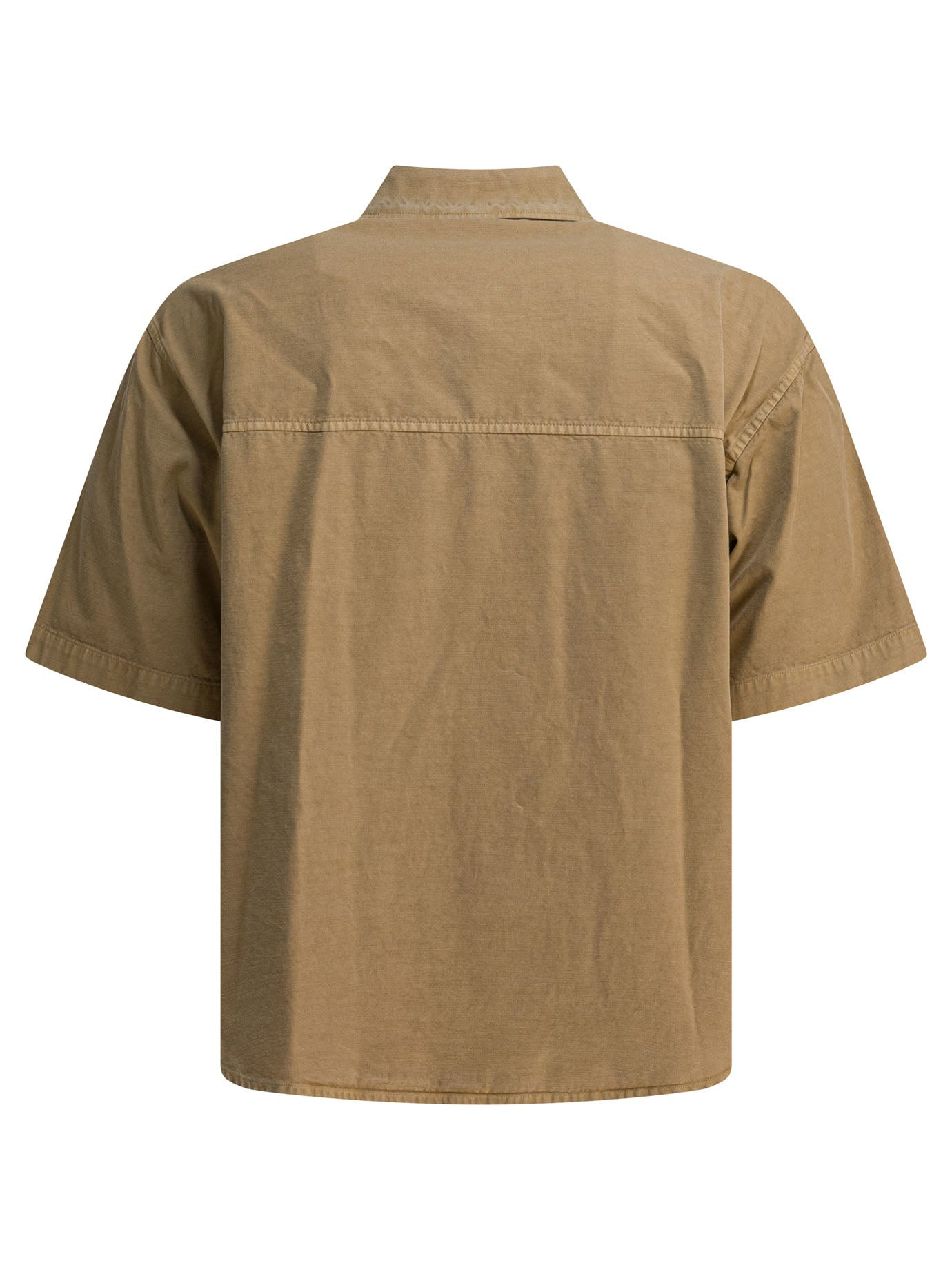 Cotton Shirt Shirts Beige - 2