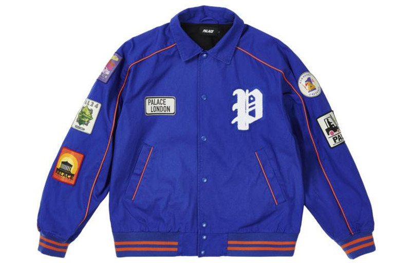 PALACE Palace Patches Cotton Bomber 'Royal Blue' P22JK213 outlook