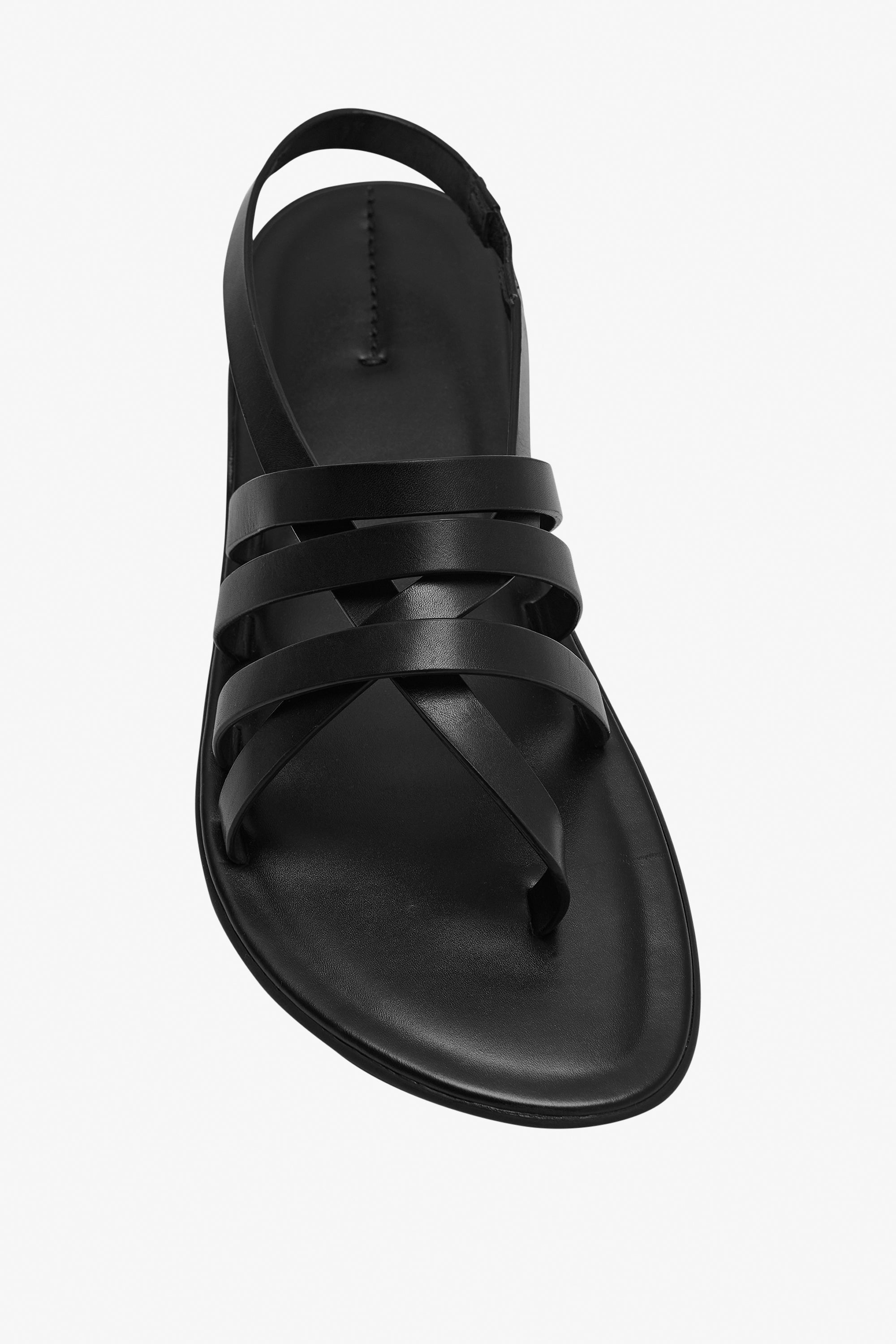 The Row Line Sandal in Leather | REVERSIBLE