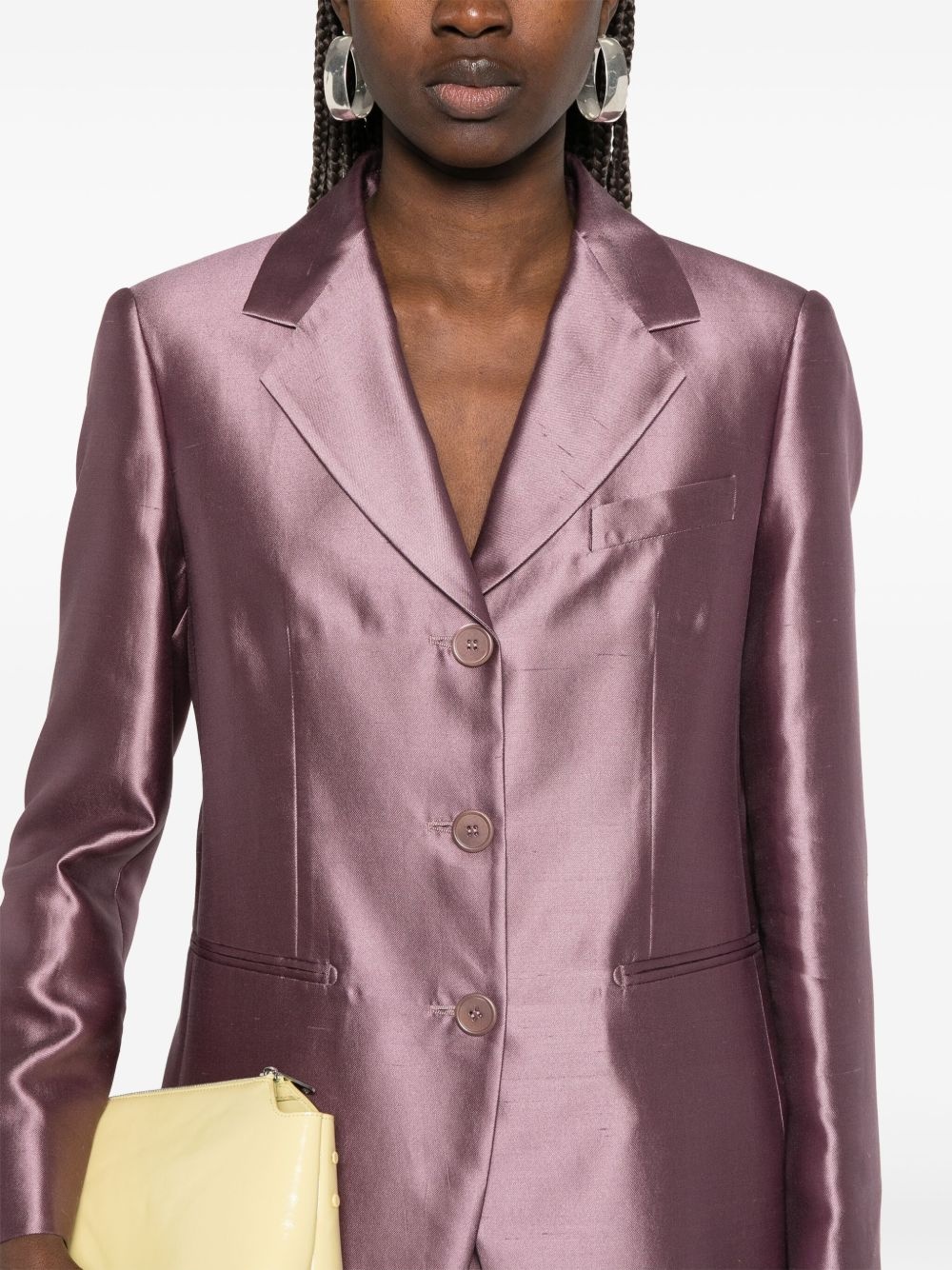metallic-effect blazer - 5