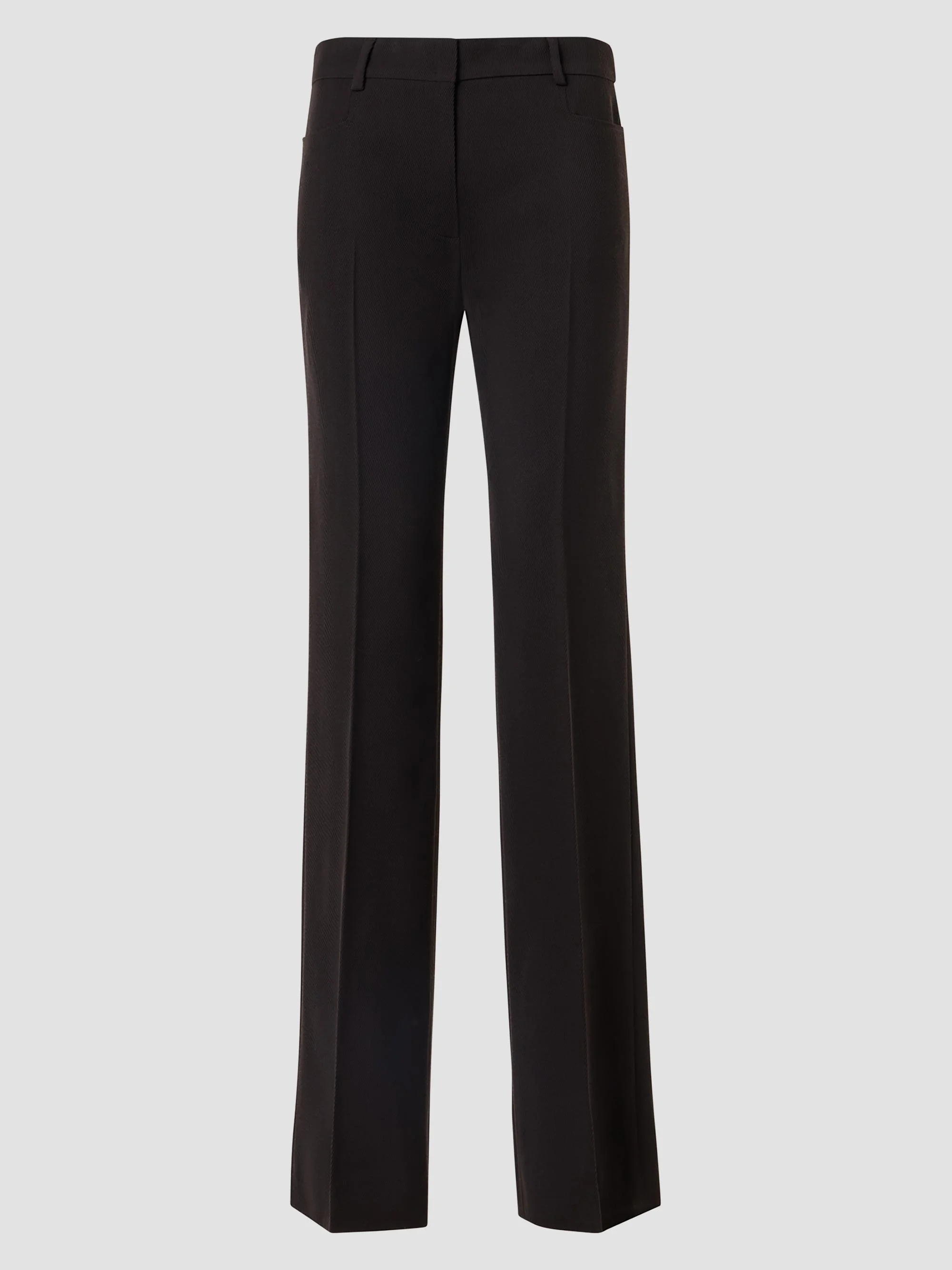 Women's Mikka Virgin Wool Pants - Espresso - 1