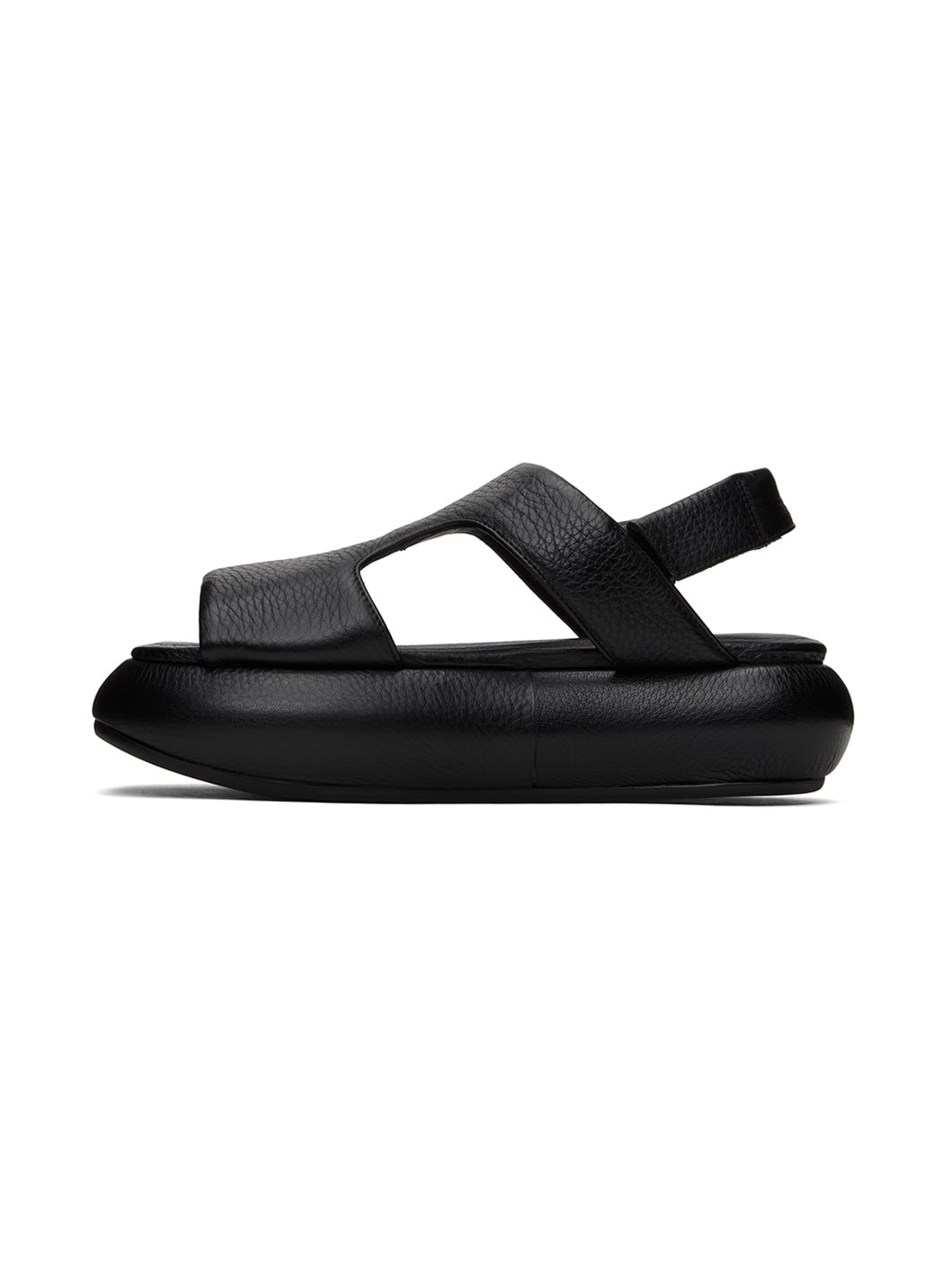 Black Ciambellona Sandals - 3