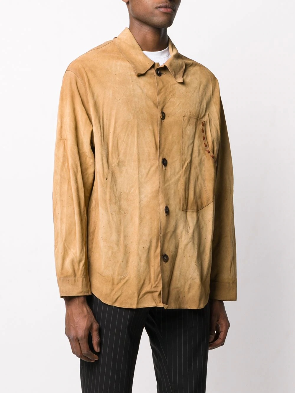 Sawyer stitch-detail shirt - 3