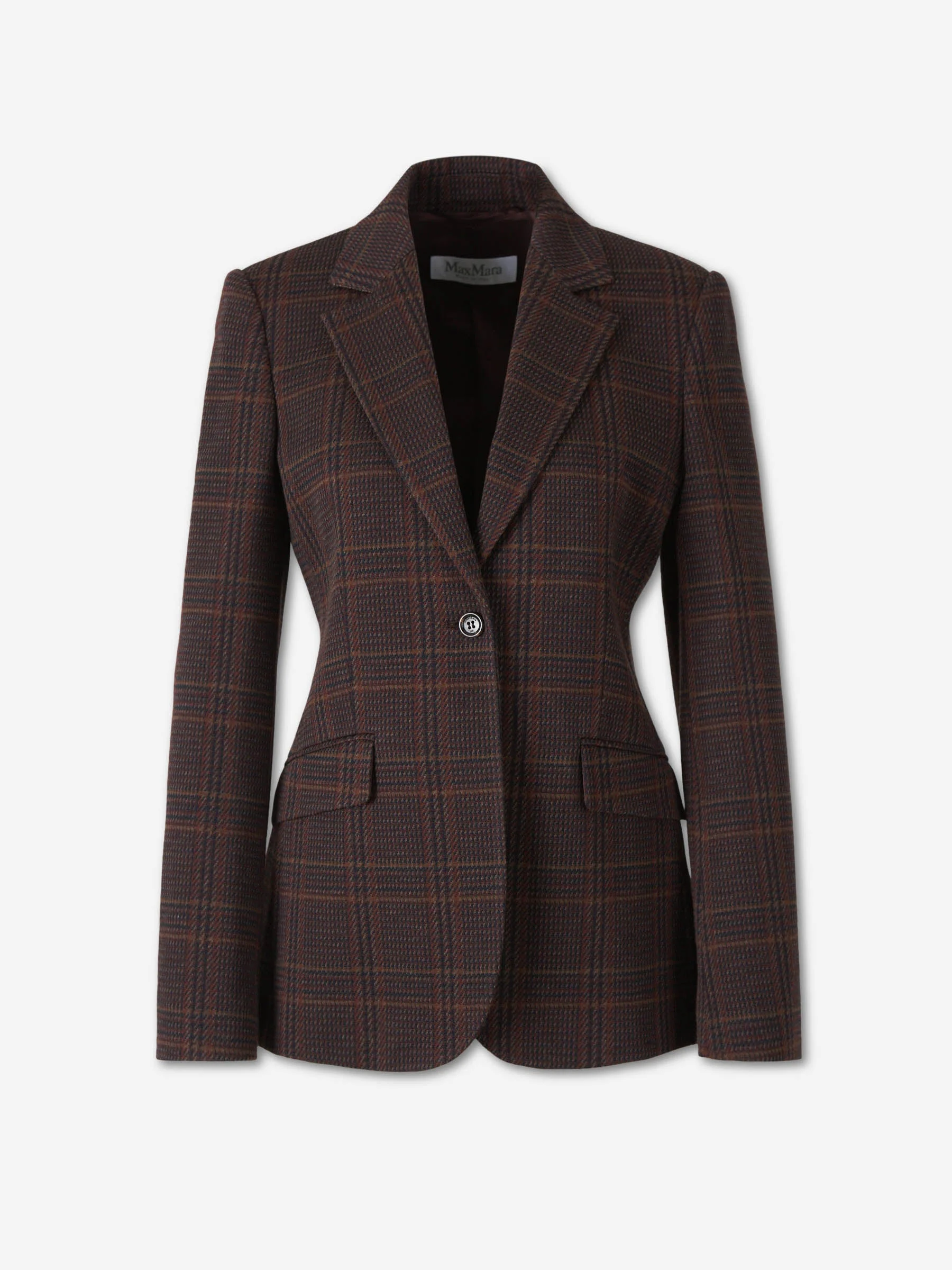 PLAID BLAZER - 1