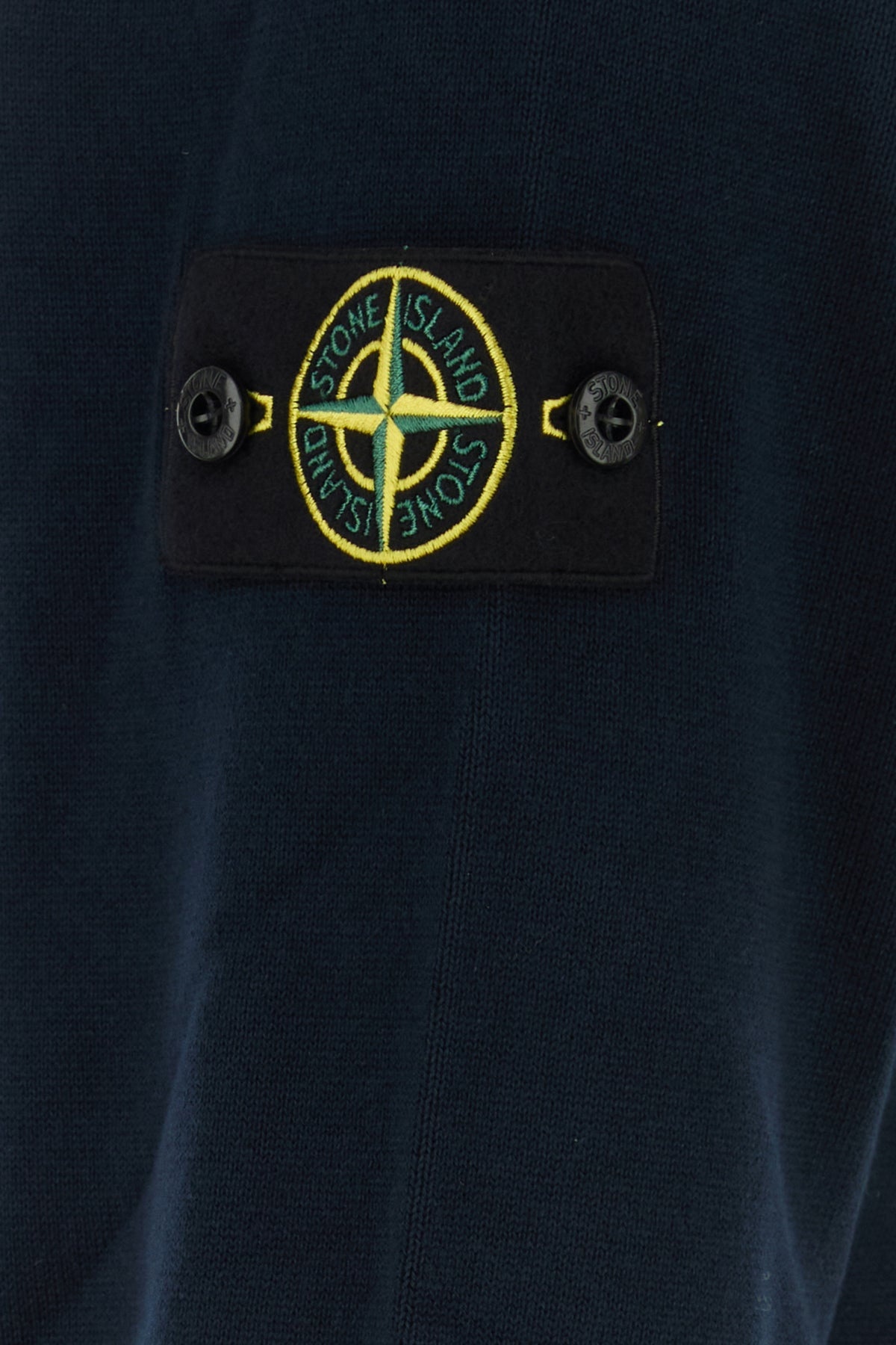 Dark blue cotton sweater - 3