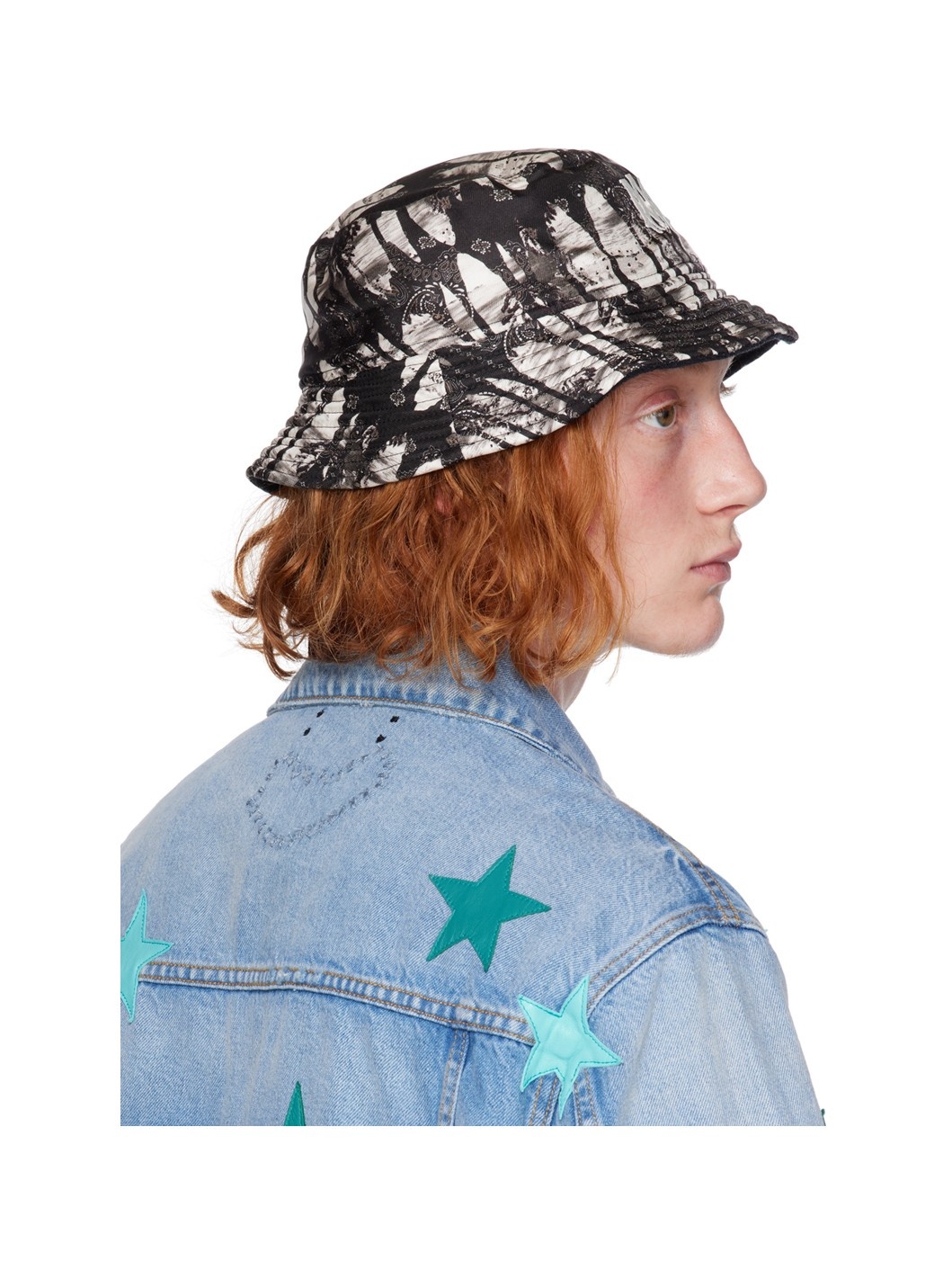 AMIRI Reversible Black M.A Bucket Hat | ssense | REVERSIBLE AMIRI Reversible Black M.A Bucket Hat | ssense | REVERSIBLE