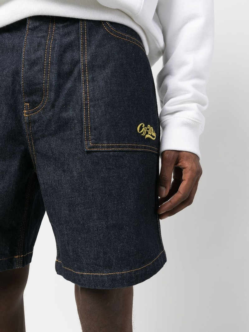 utility denim shorts 5