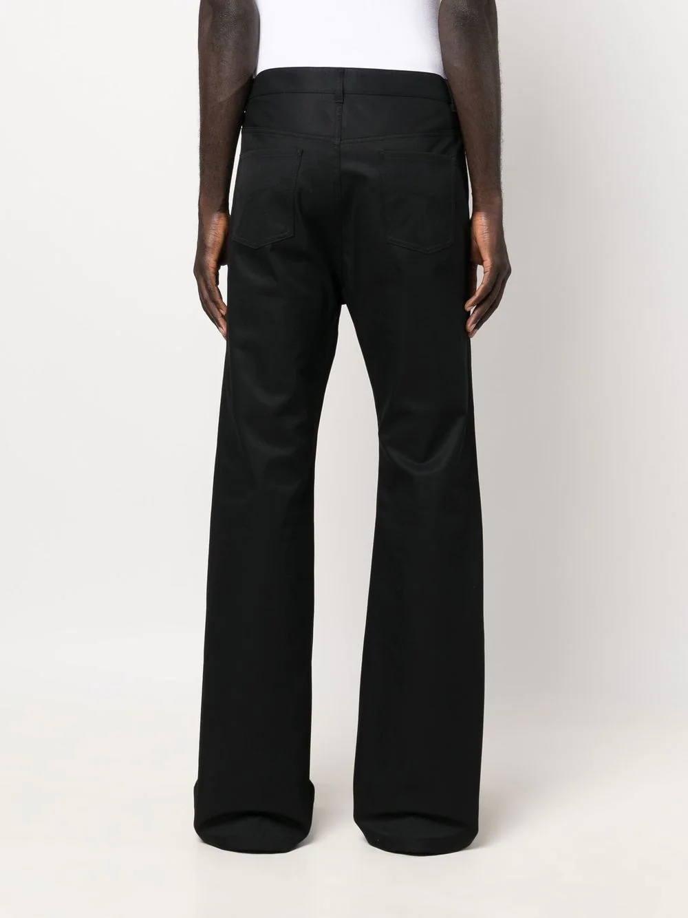 flared cotton trousers - 4