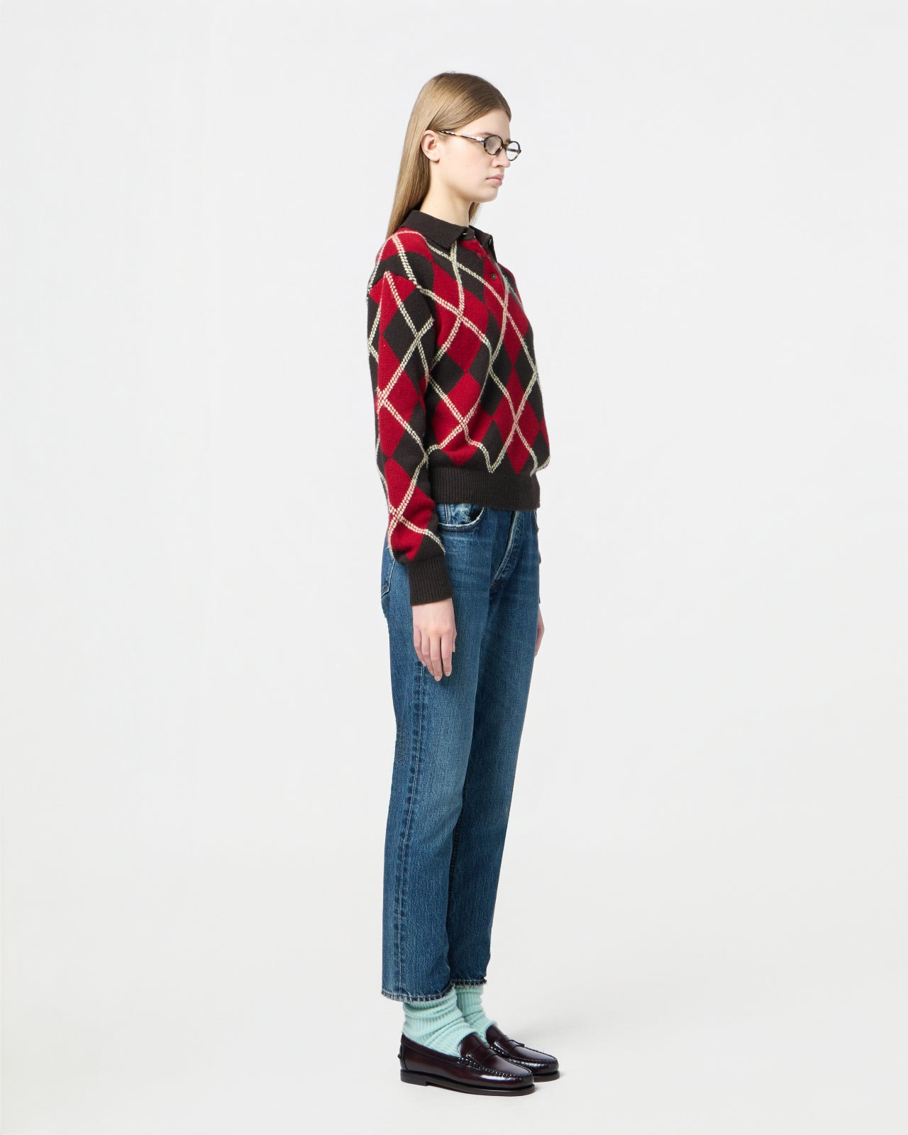 Collegiate Argyle Polo - 6