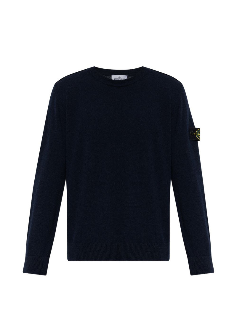 logo-patch sweater 1