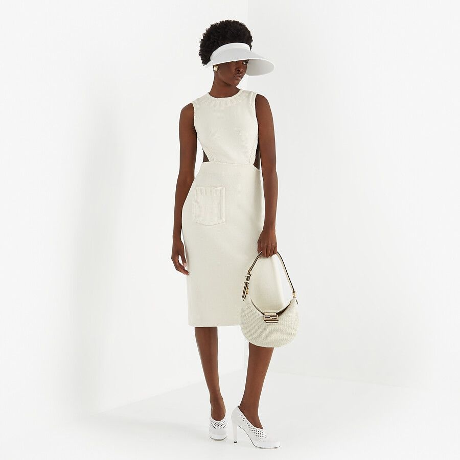 White cotton dress - 4