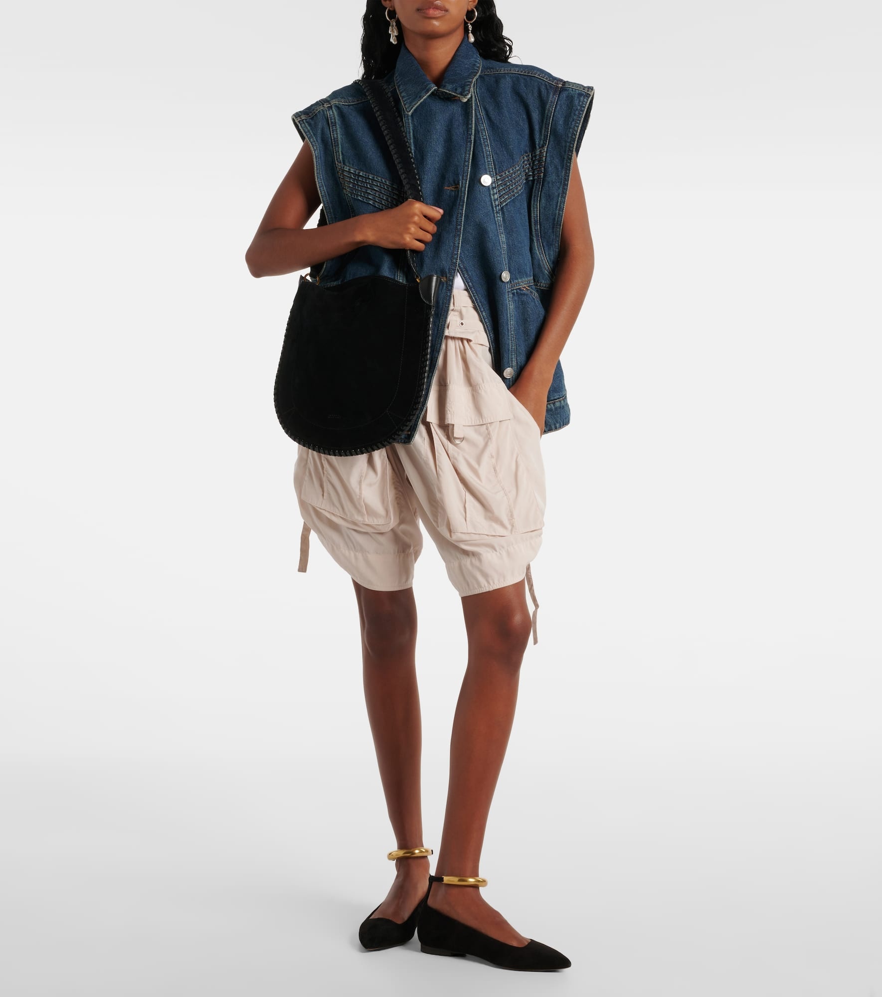 Oskan suede shoulder bag - 5
