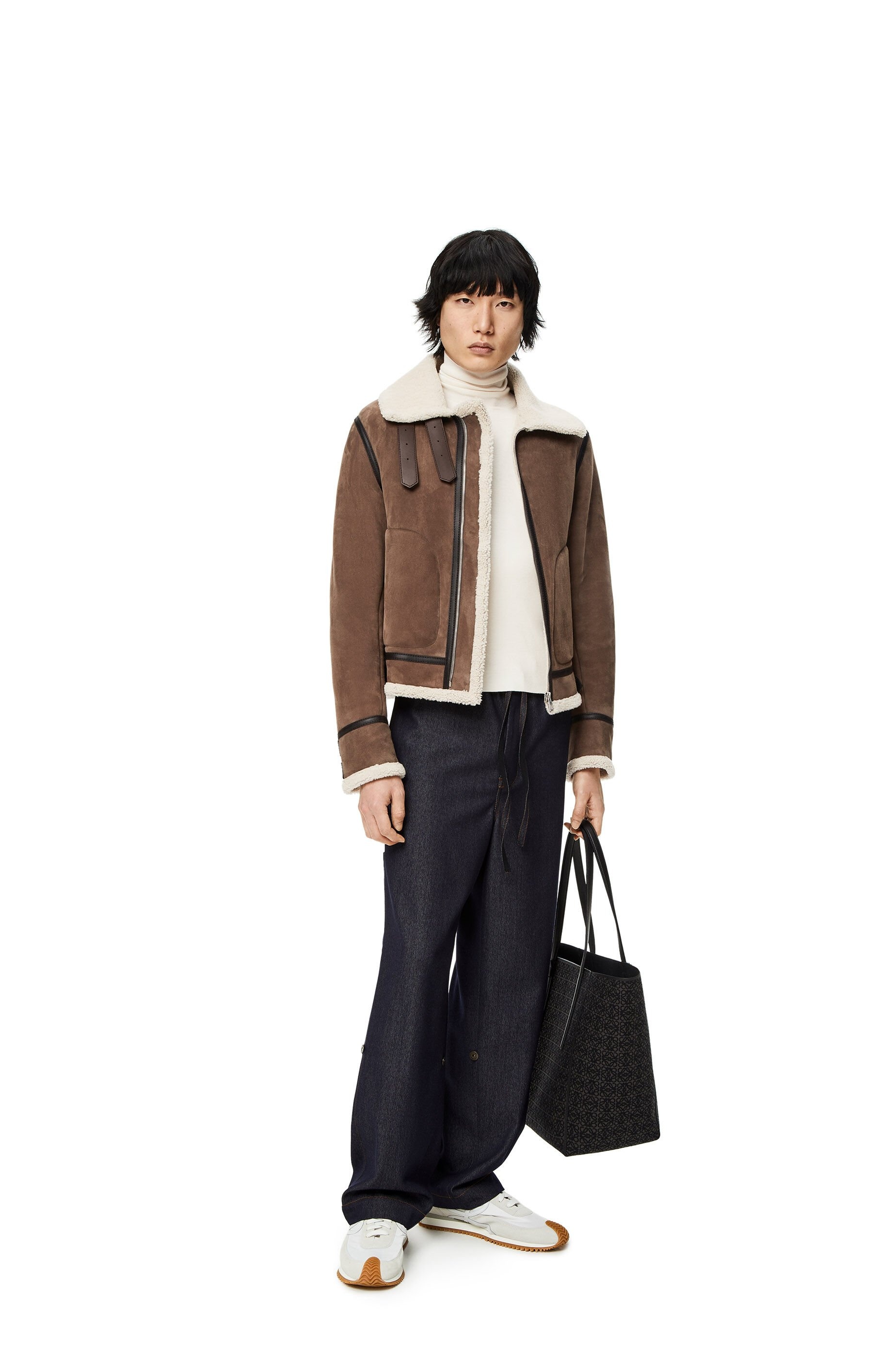 Aviator jacket in shearling - 2