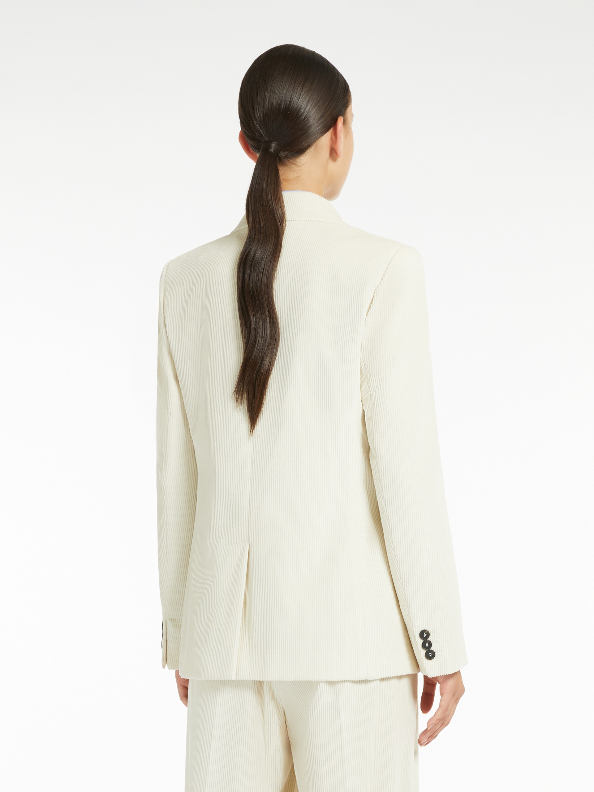 KATANGA Double-breasted velvet blazer - 4