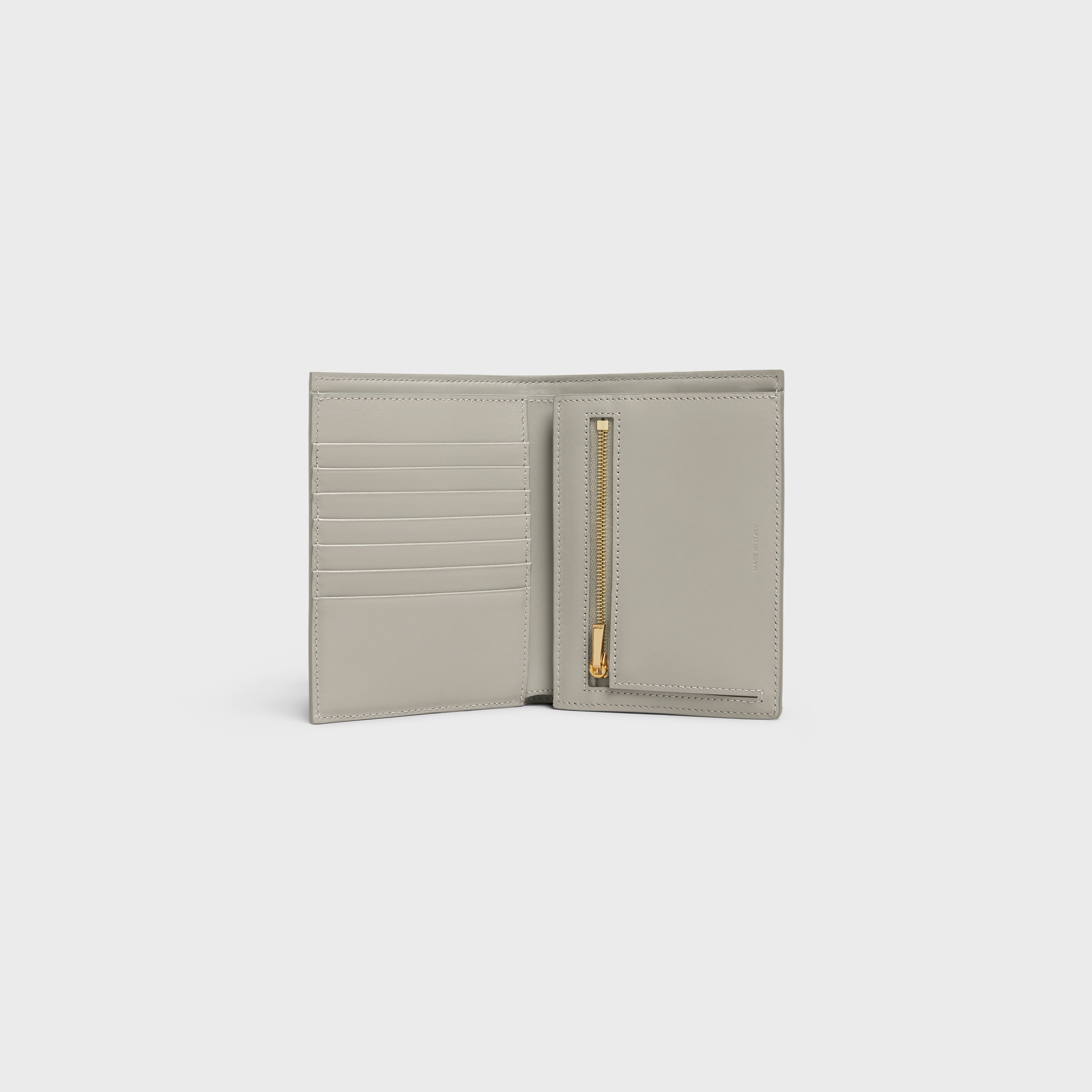 Medium strap wallet in Bicolour Grained Calfskin - 4