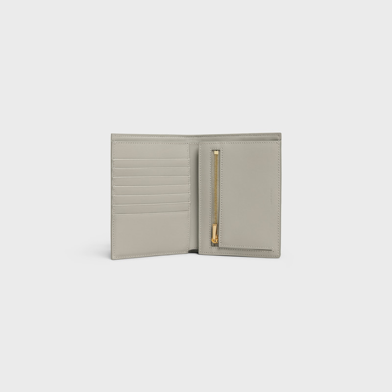 Medium strap wallet in Bicolour Grained Calfskin 4