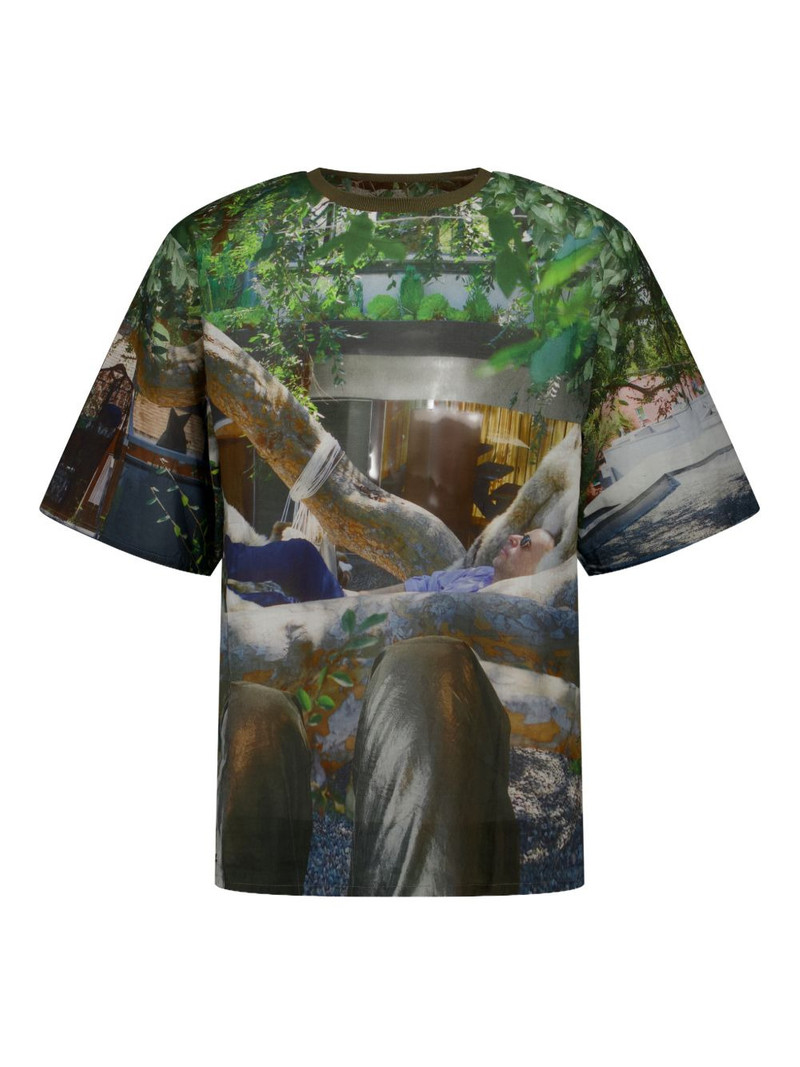 holiday jungle print T-shirt 1