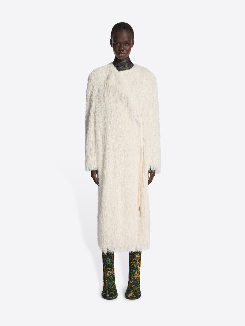 Dries Van Noten FRINGED COAT outlook