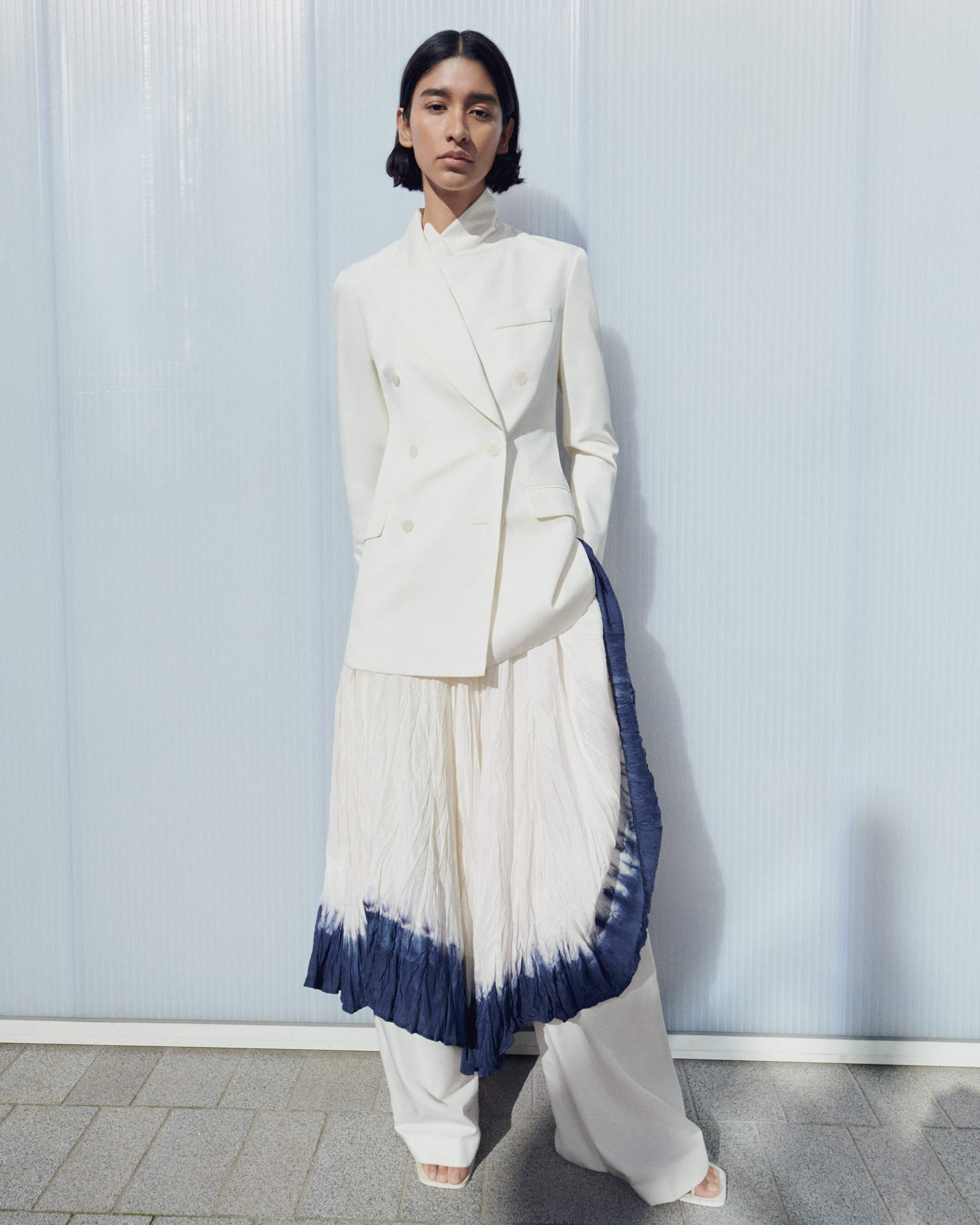 Knit & Woven Skirt - 5