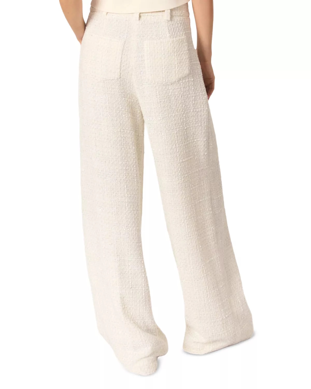 Maje Wide-Leg Tweed Trousers | Saks Fifth Avenue